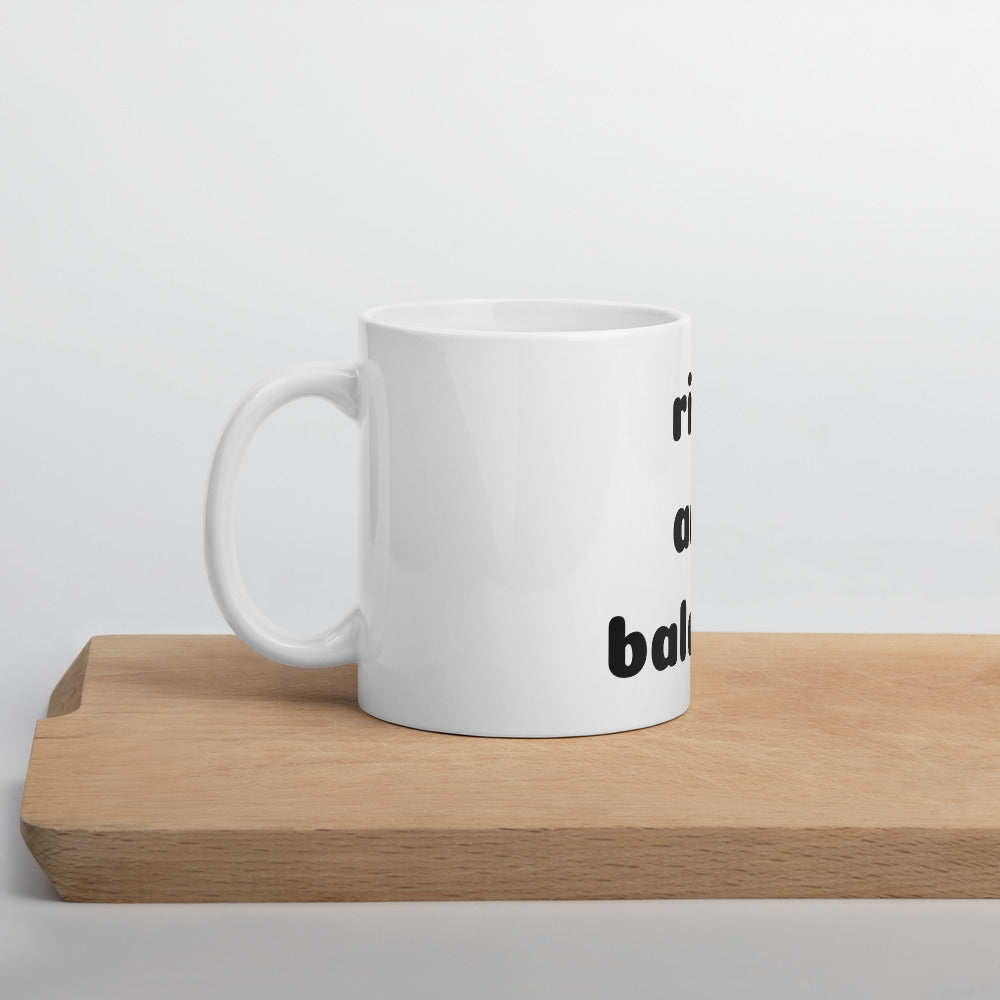 rise and balance mug