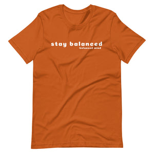 stay balanced signature tee