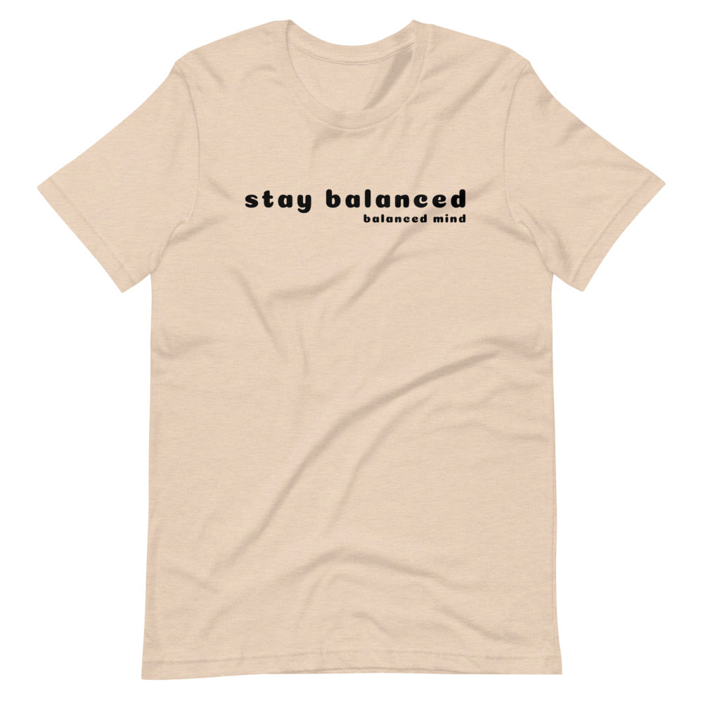 stay balanced signature tee