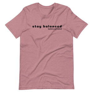 stay balanced signature tee