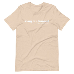 stay balanced signature tee