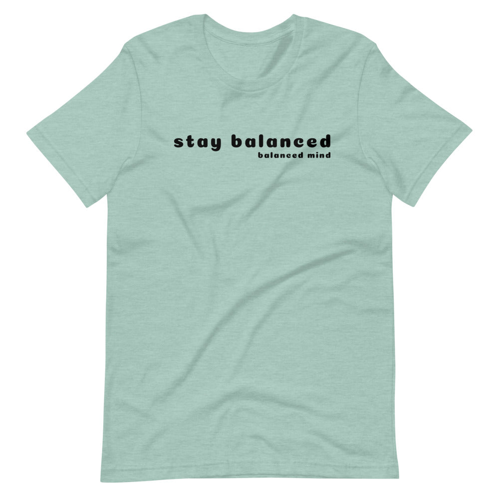 stay balanced signature tee